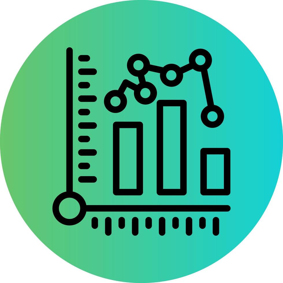 Graph Vector Icon Design