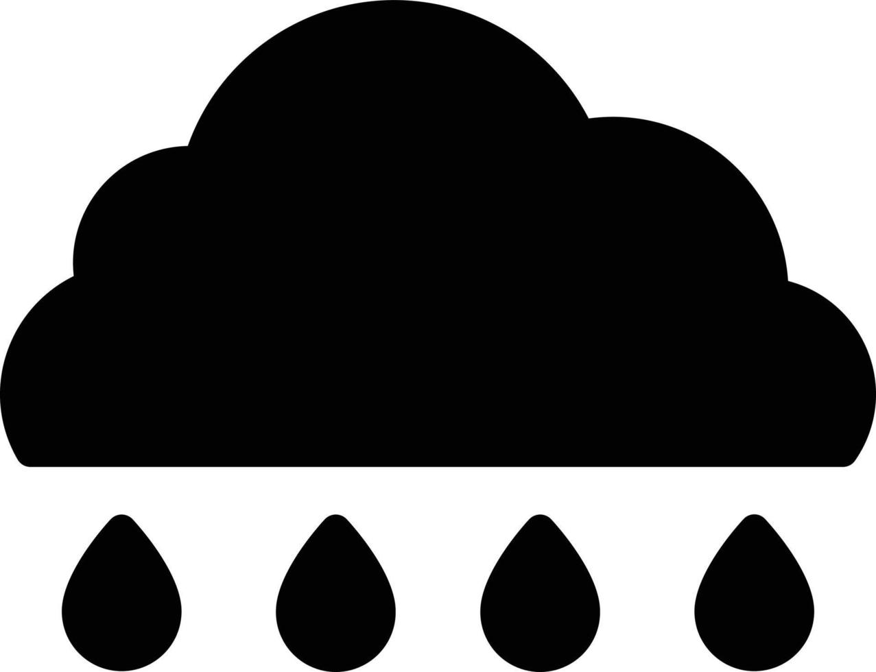 cloud element forecast rain rainy vector