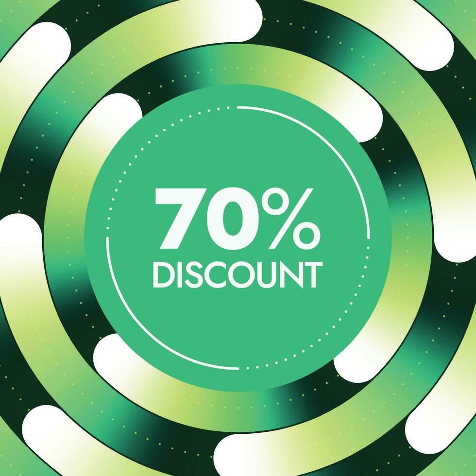 Discount offer banner design template vector