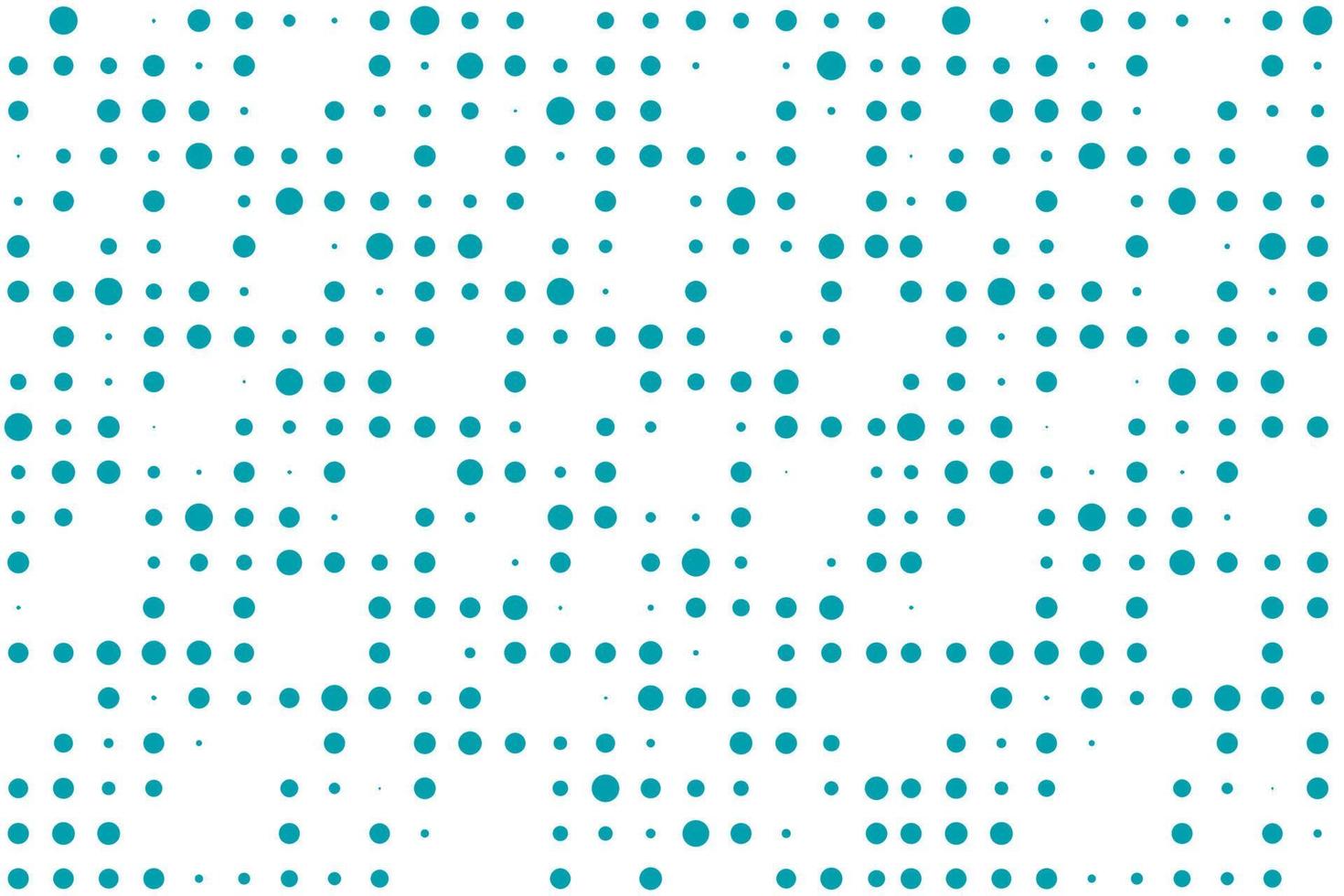 Abstract background of blue circles. A point texture template. Geometric pattern. Vector
