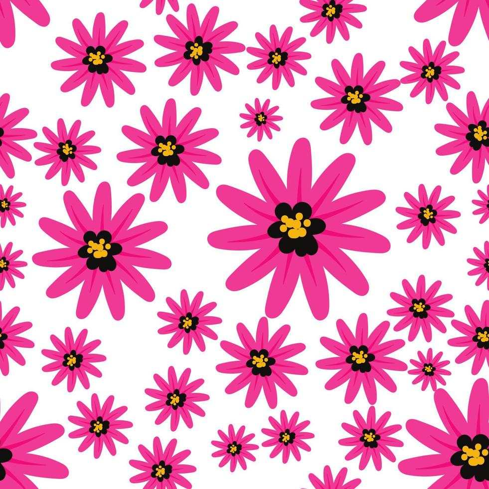 floral seamaless pattern for fabric, printing vector