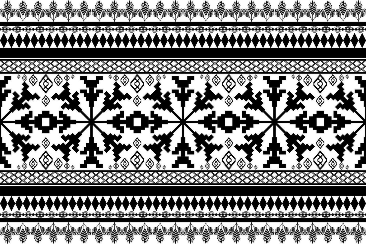 geométrico étnico oriental tradicional Arte patrón.negro y blanco tono.figura tribal bordado estilo.diseño para étnico fondo,fondo de pantalla,ropa,envoltura,tela,elemento,pareo,vector ilustración vector