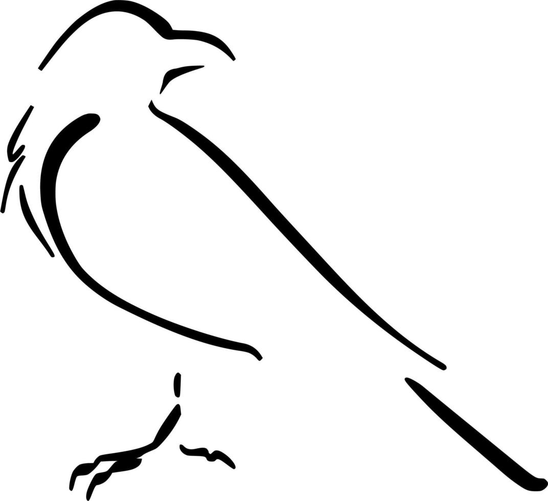 vector silueta de águila en blanco antecedentes