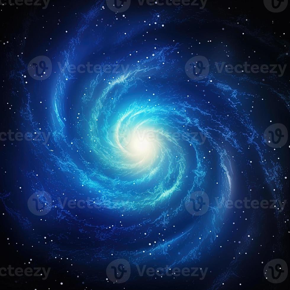 Night sky with stars and nebula as background,blue galaxy background photo