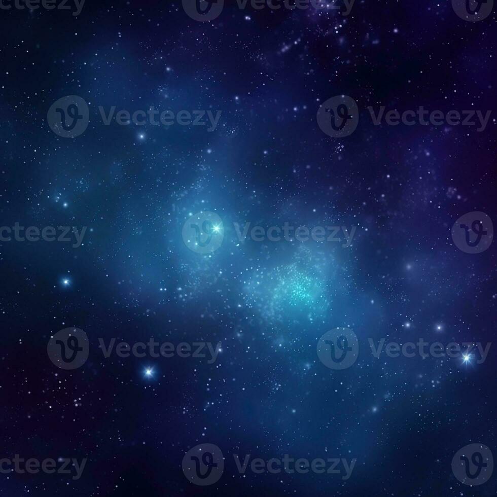 noche cielo con estrellas y nebulosa como fondo azul galaxia antecedentes foto