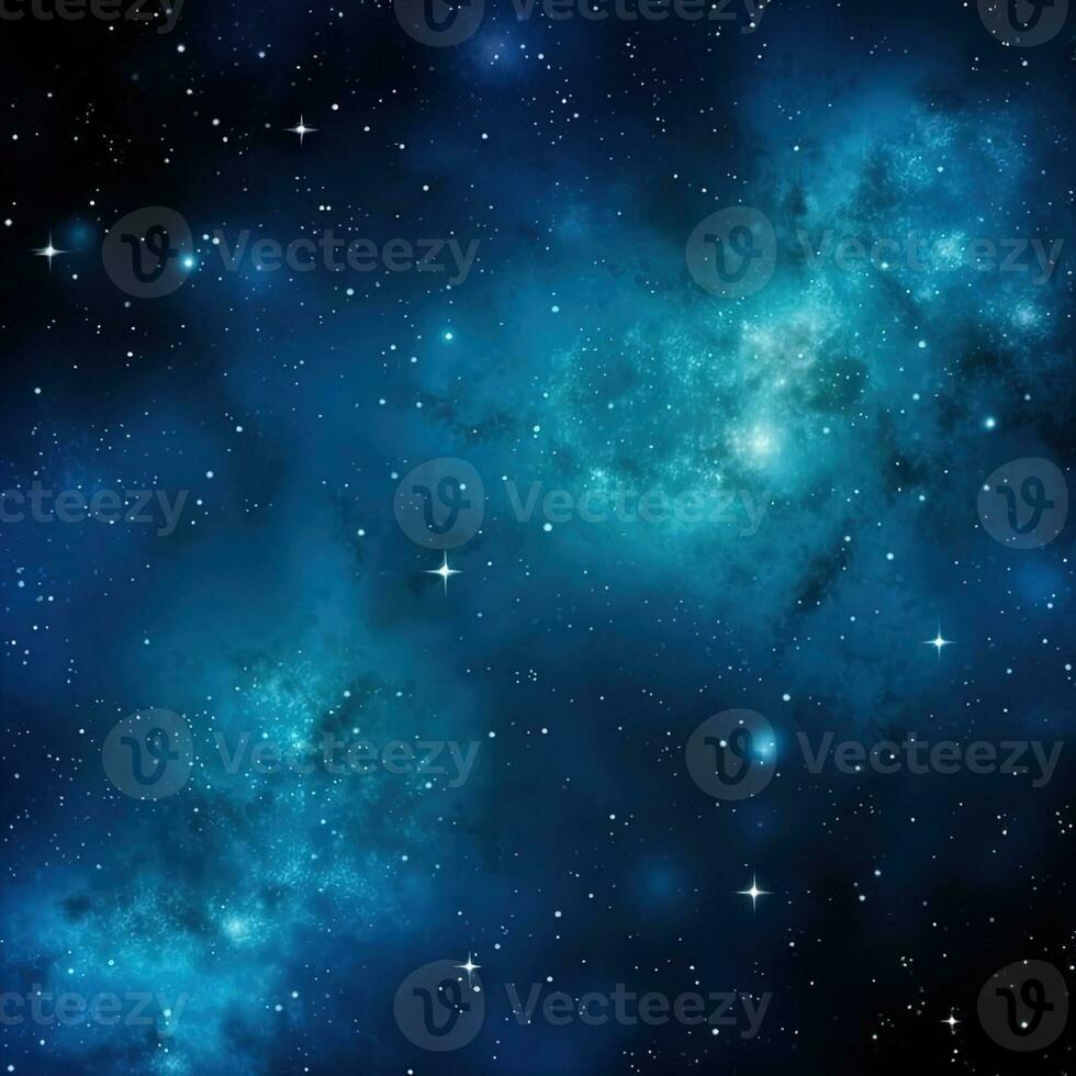 noche cielo con estrellas y nebulosa como fondo azul galaxia antecedentes foto