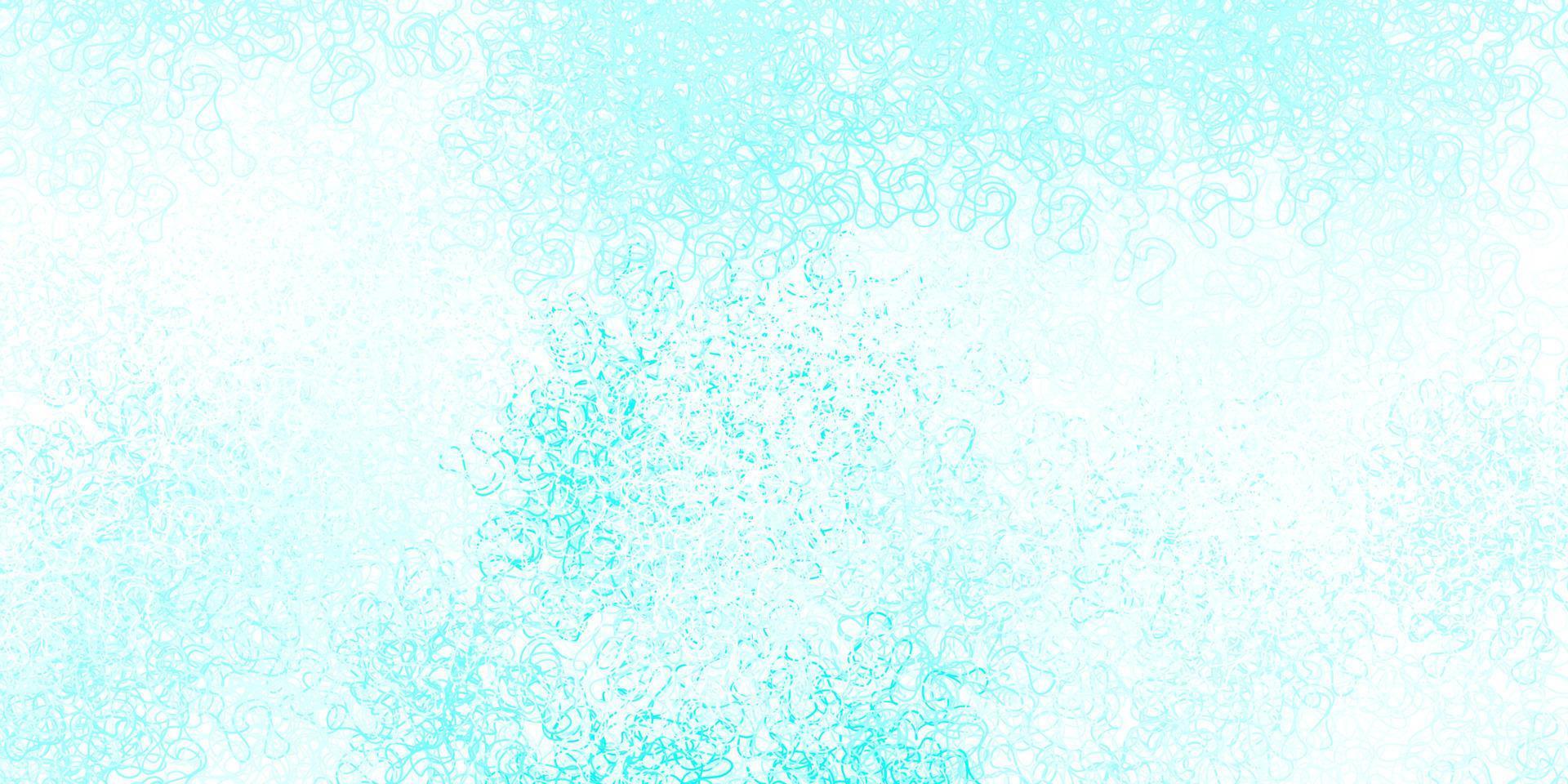 Light blue vector pattern with wry lines.