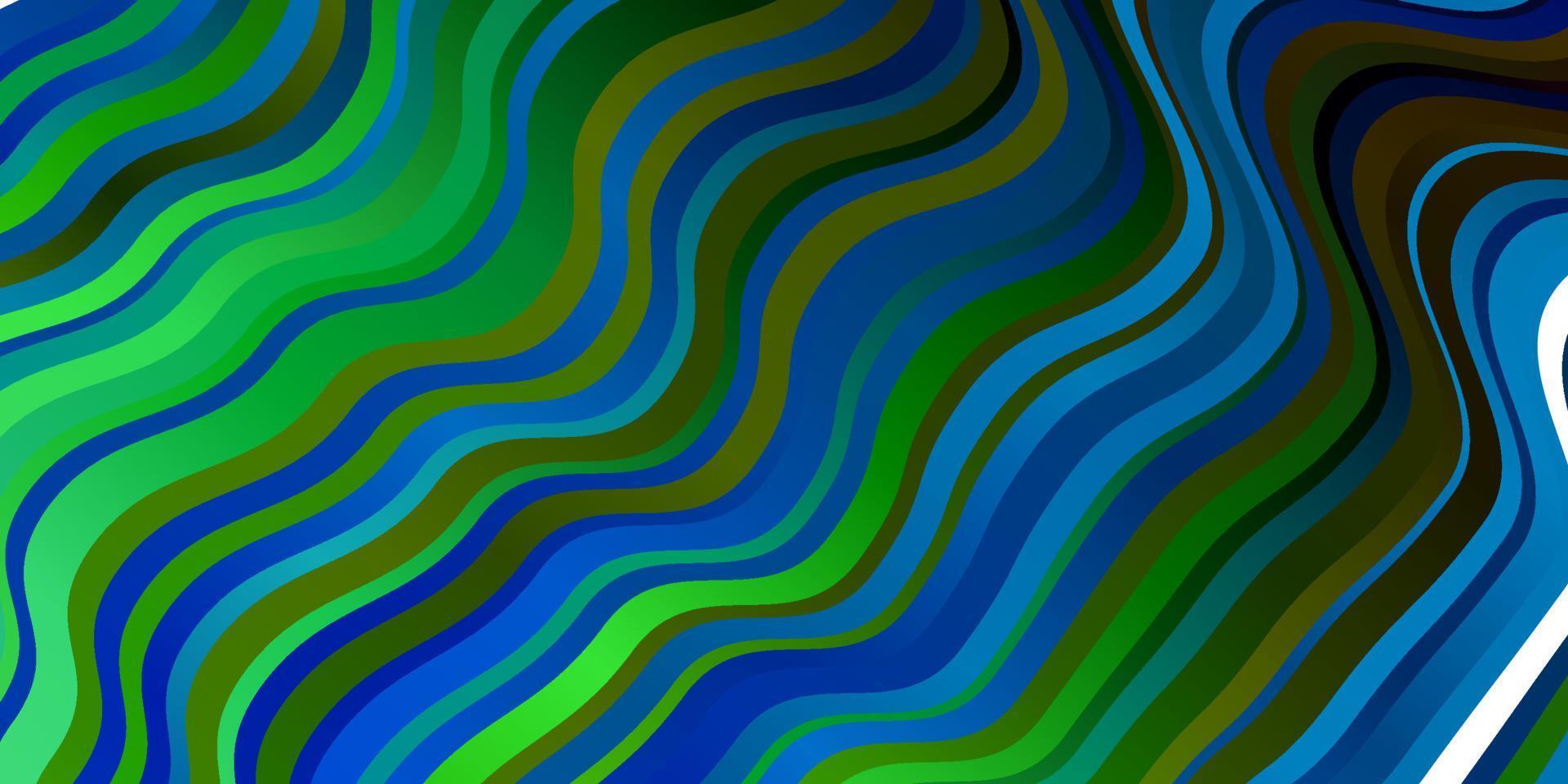 Light Blue, Green vector layout with circular arc.