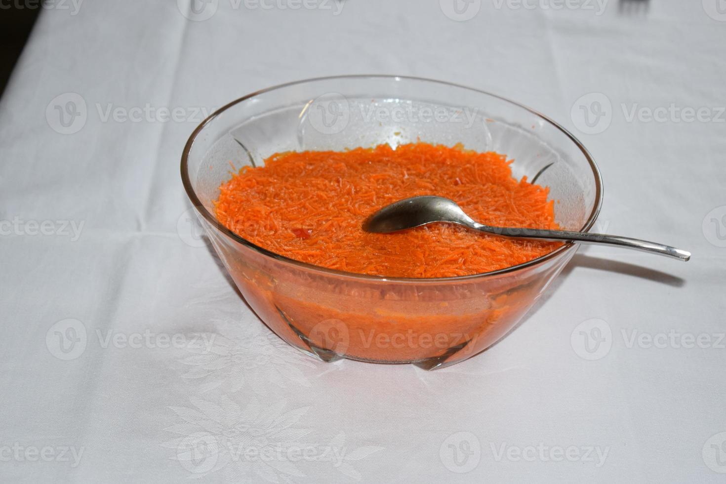 naranja Zanahoria ensalada foto