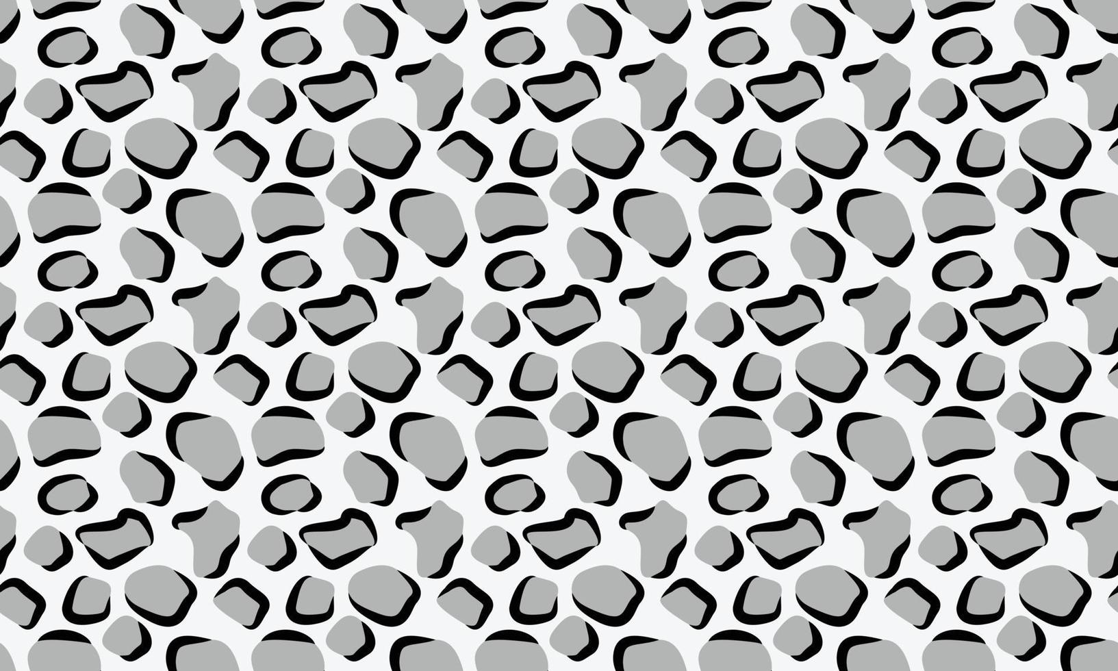 snow leaopard skin seamless pattern, leopard fur vector