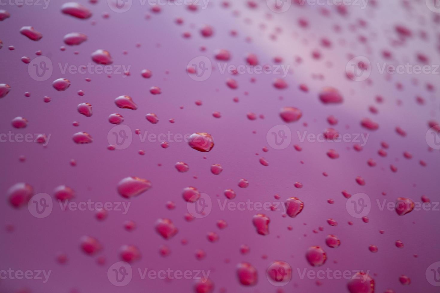 red drops rain photo