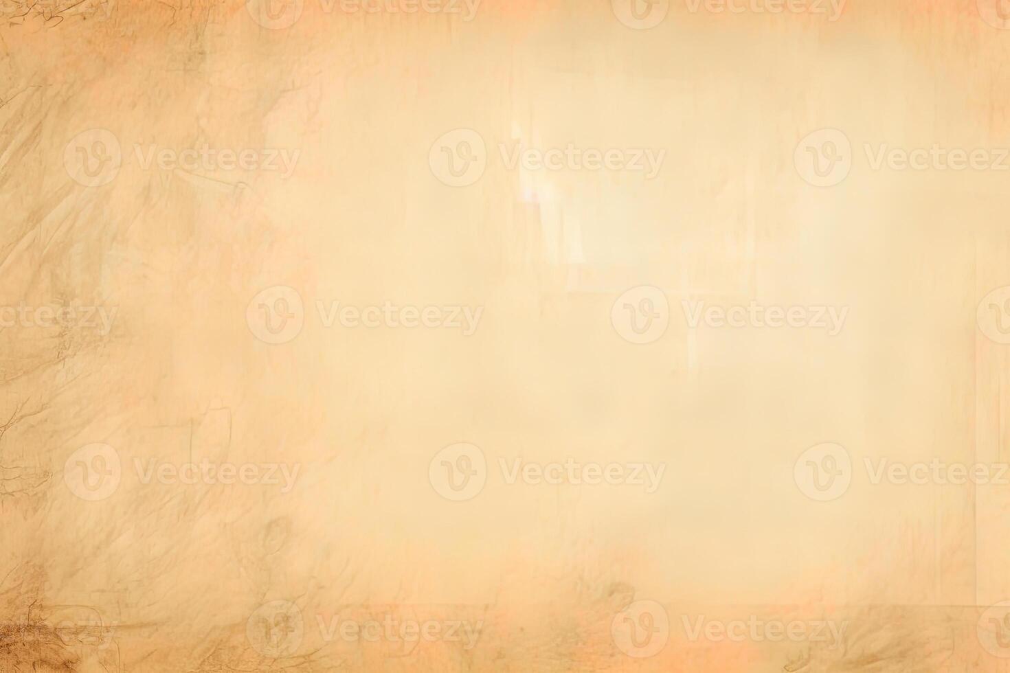 an old paper background in the style of light beige and dark amber. photo