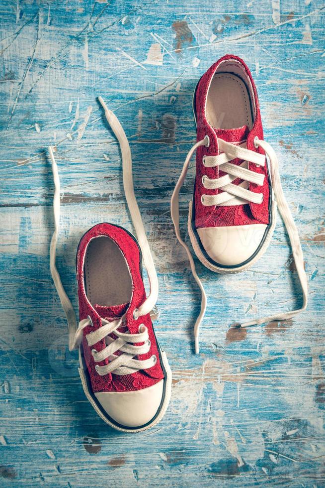 Pair of sneakers photo