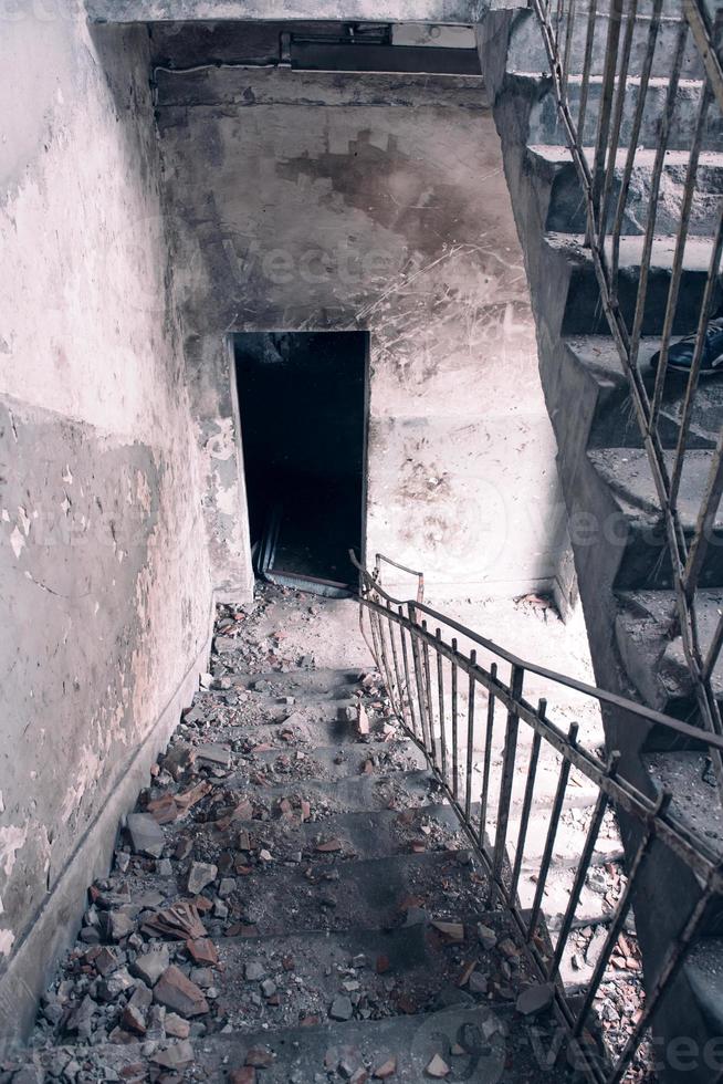 Old stone stairs photo