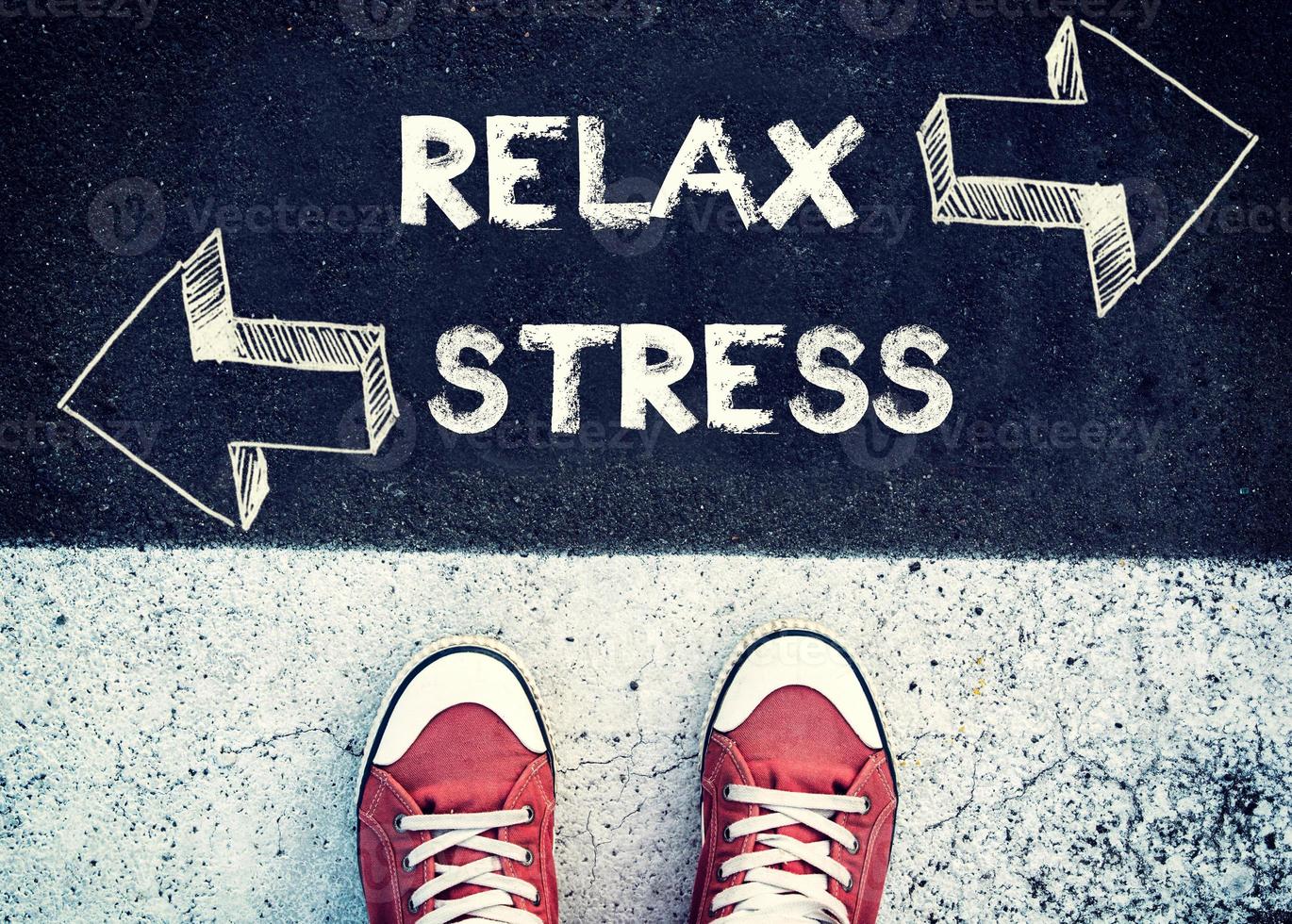 Relax and stress photo