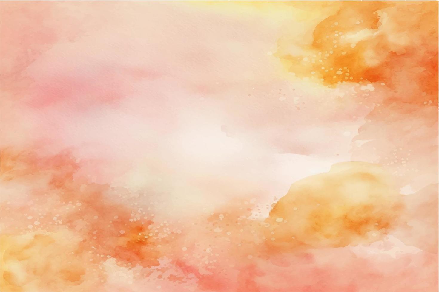 Vector watercolor texture with white clouds and sky for cards. Hand drawn vector texture. Heaven. Summer watercolour banner. Template for design.