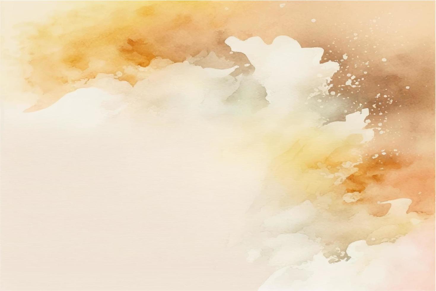 Vector watercolor texture with white clouds and sky for cards. Hand drawn vector texture. Heaven. Summer watercolour banner. Template for design.