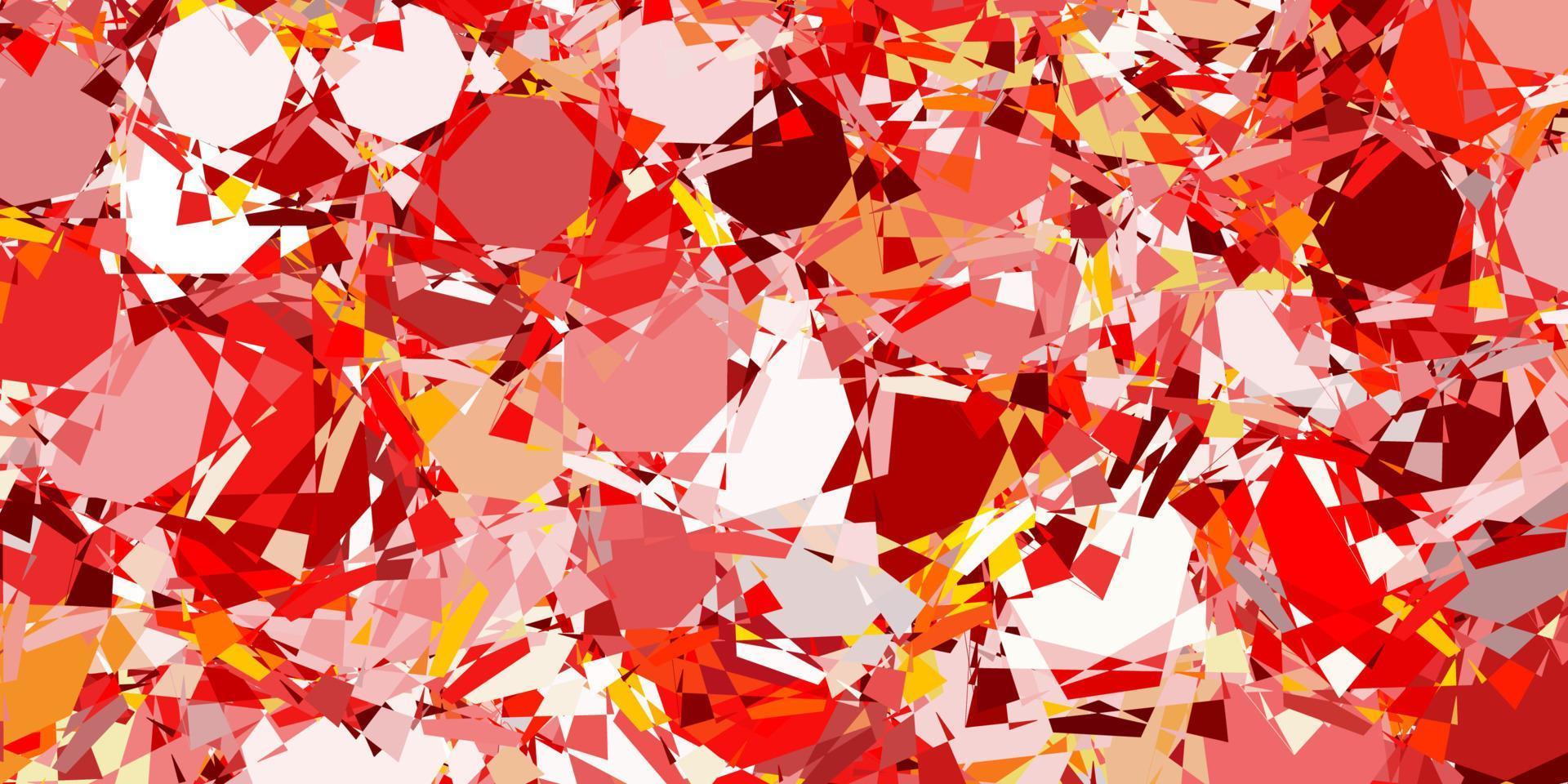 Light Orange vector texture with random triangles.