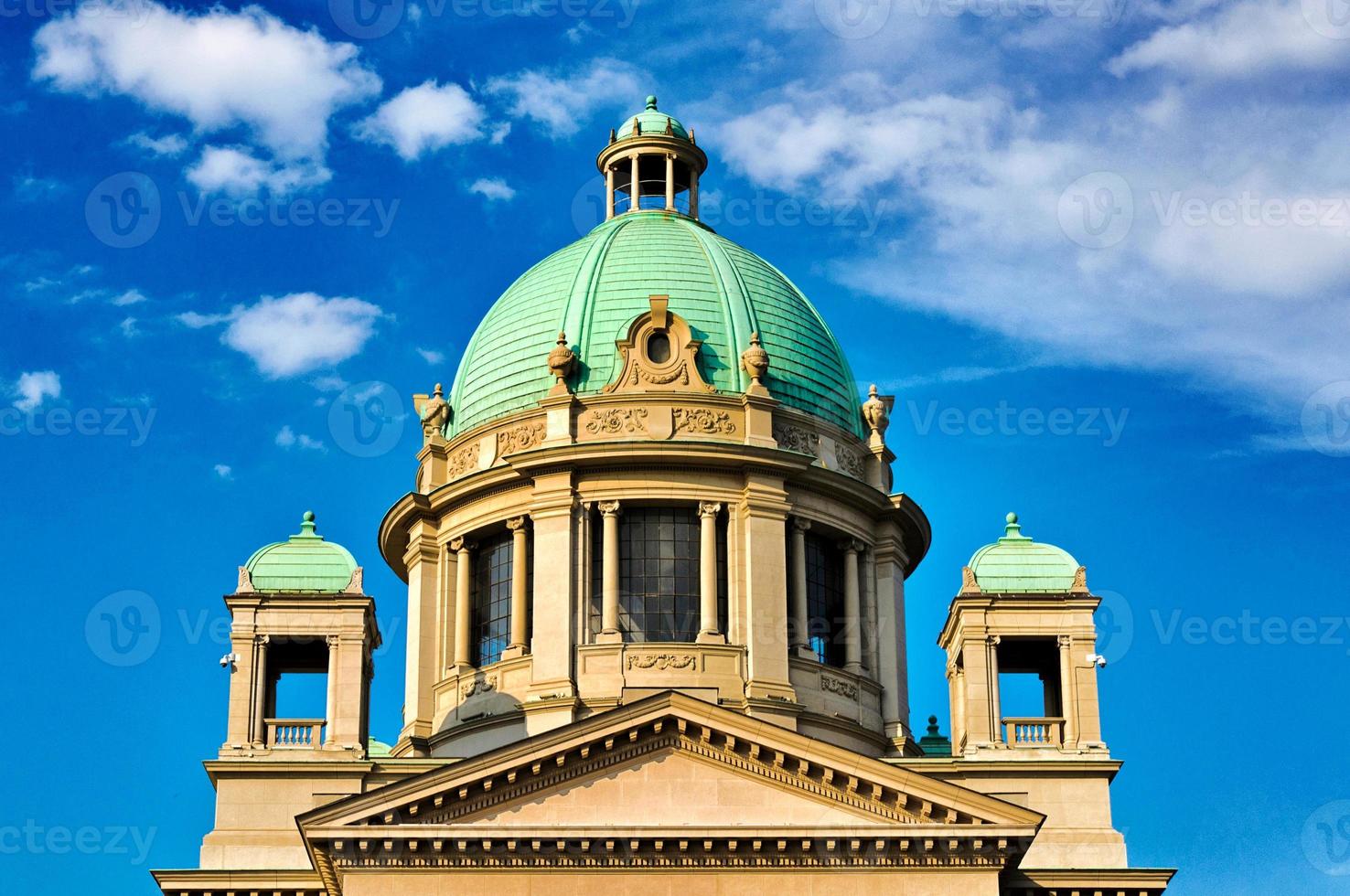 Dome and clouds photo