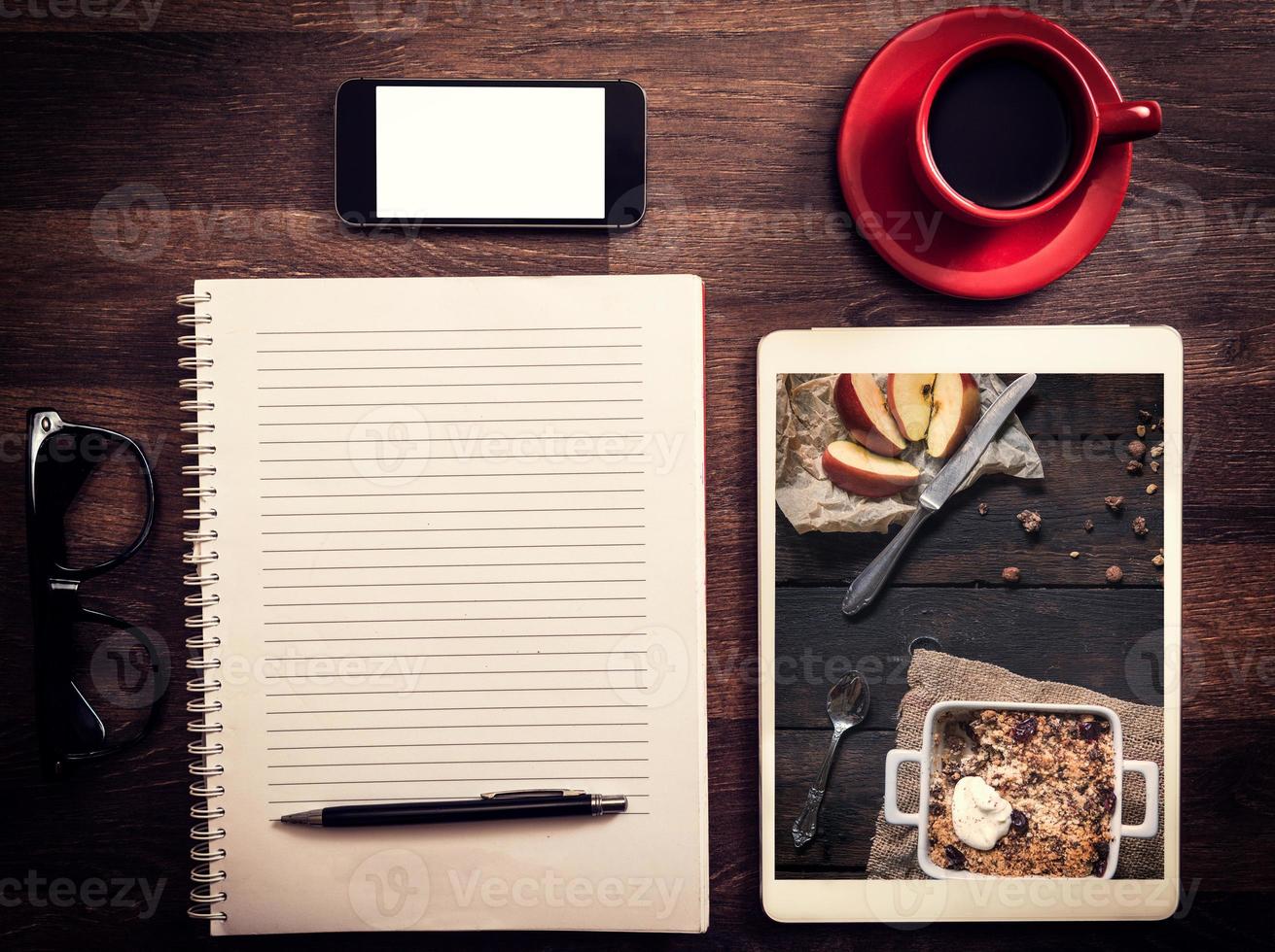 Office and blog concept photo