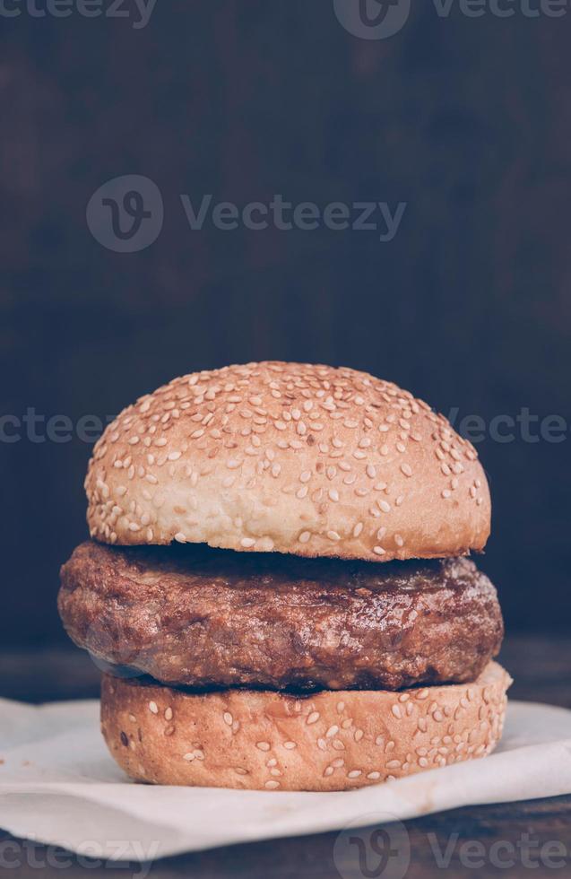 Just the burger photo