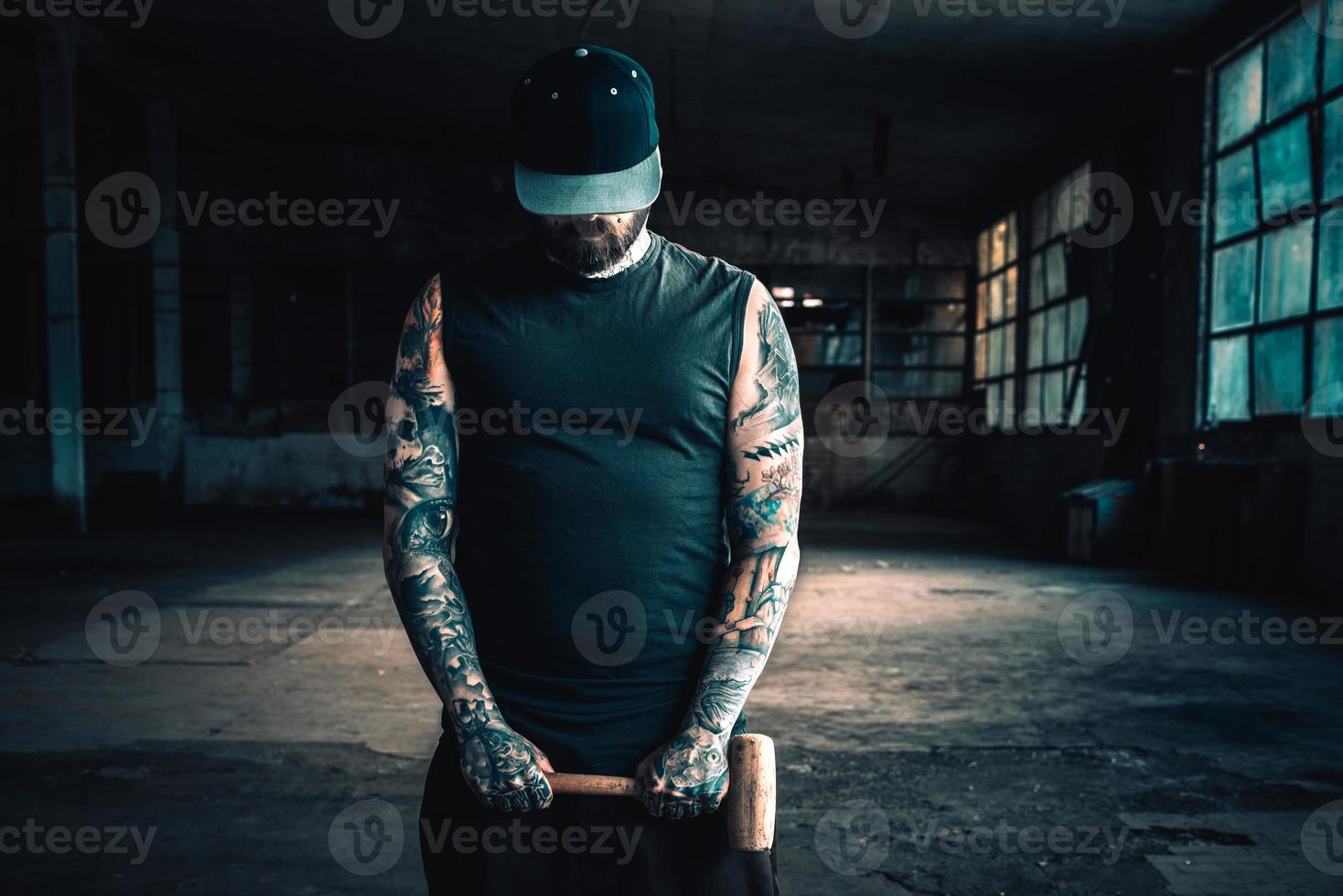 Man with the hammer photo