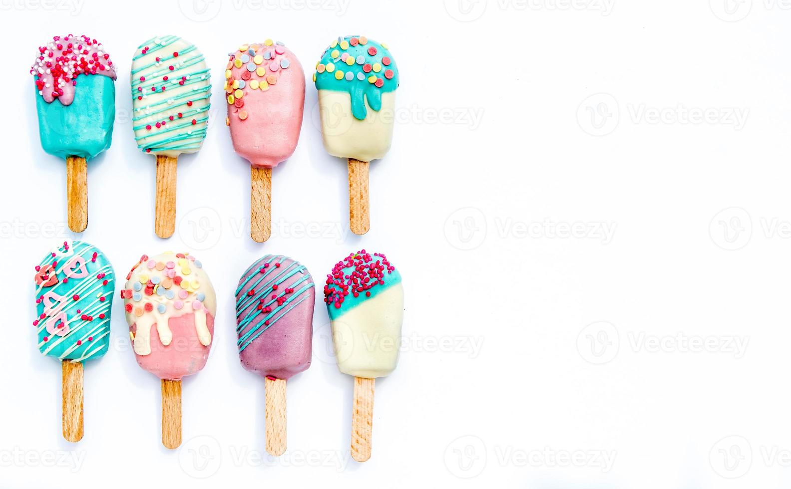 Ice cream cake pops photo