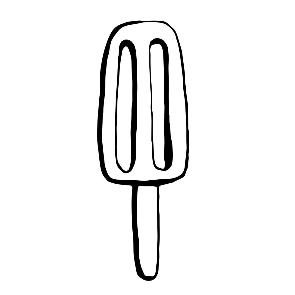 Ice cream. Vector clipart