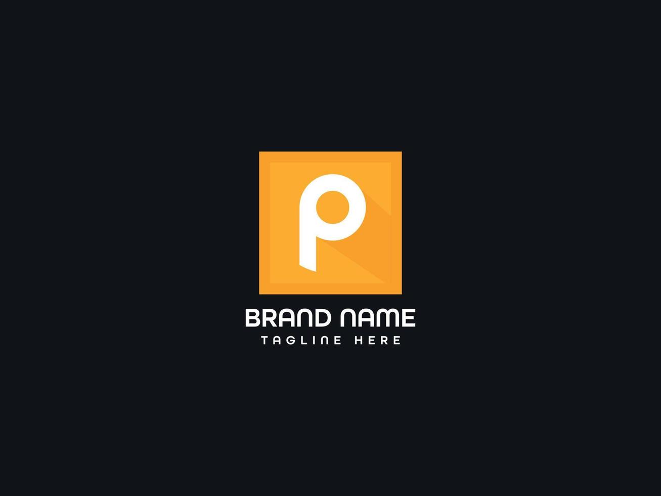 p letter logo vector