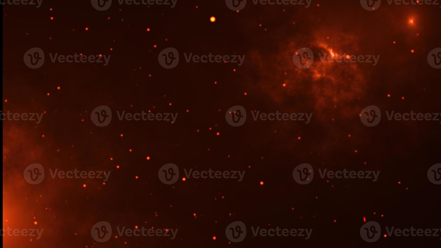 Abstract background with red nebula. photo