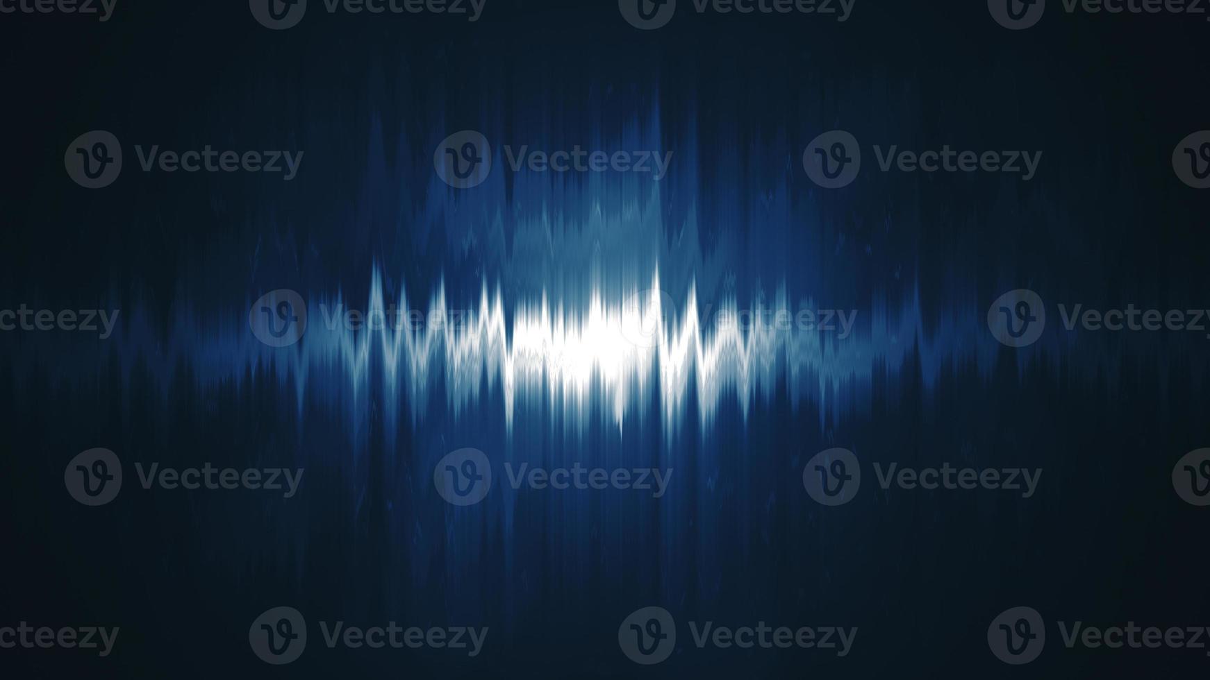 Blue sound wave background. Audio equalizer technology. photo