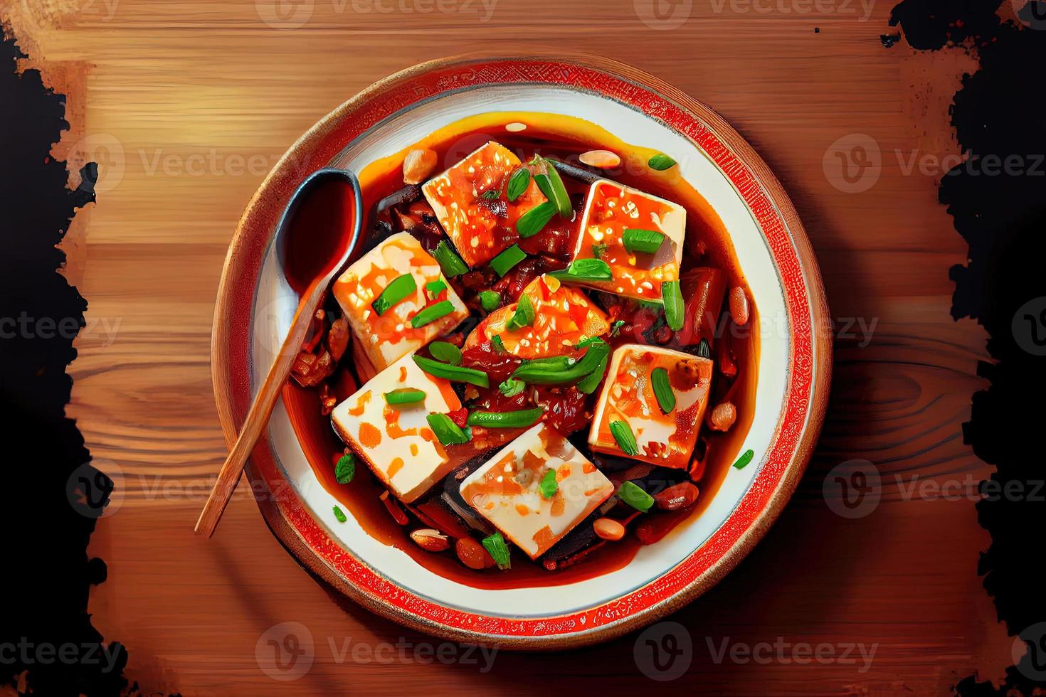 Chinese Ma Po Tofu Food photo