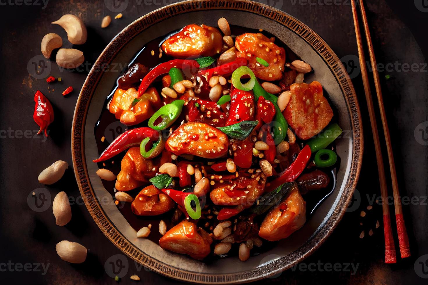 Chinese Kung Pao Chicken Food photo