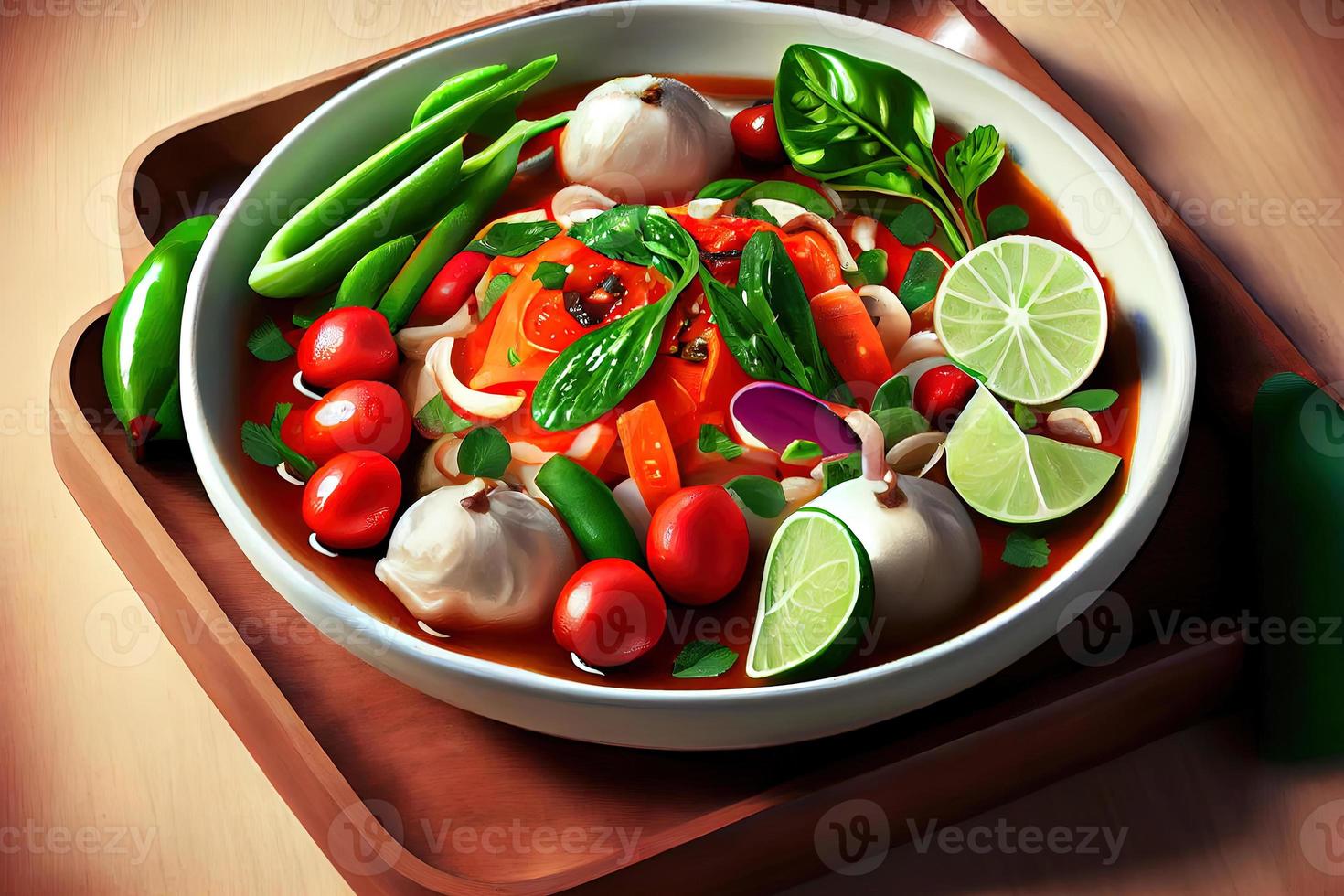 Thai Som Tam food photo