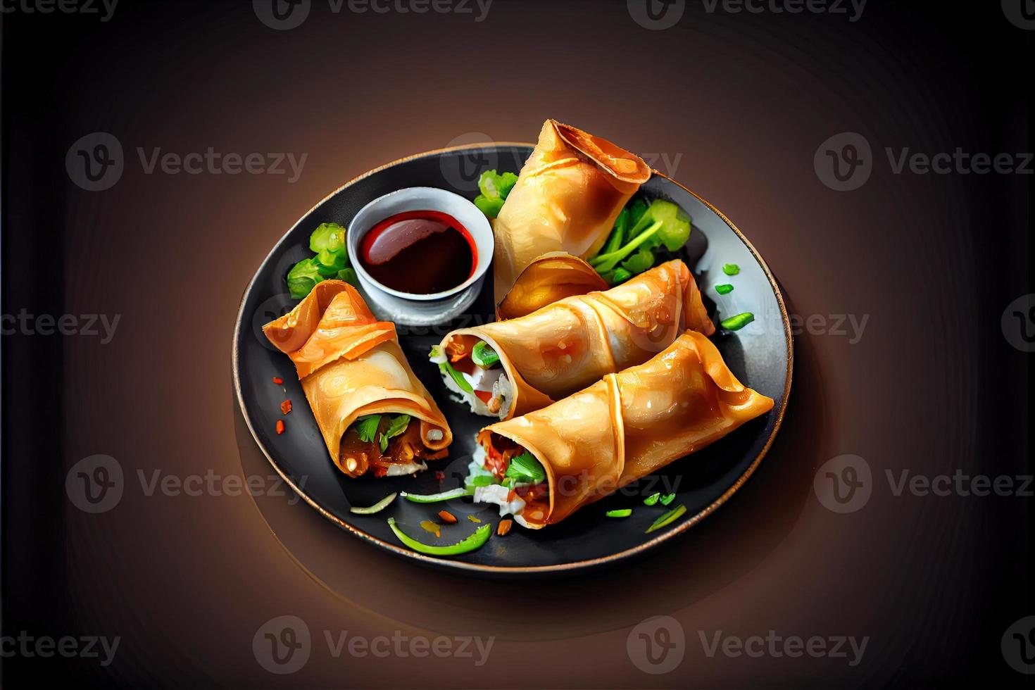 Chinese Spring Rolls Food photo