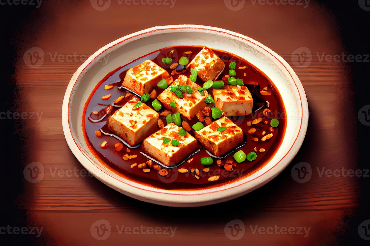 Chinese Ma Po Tofu Food photo