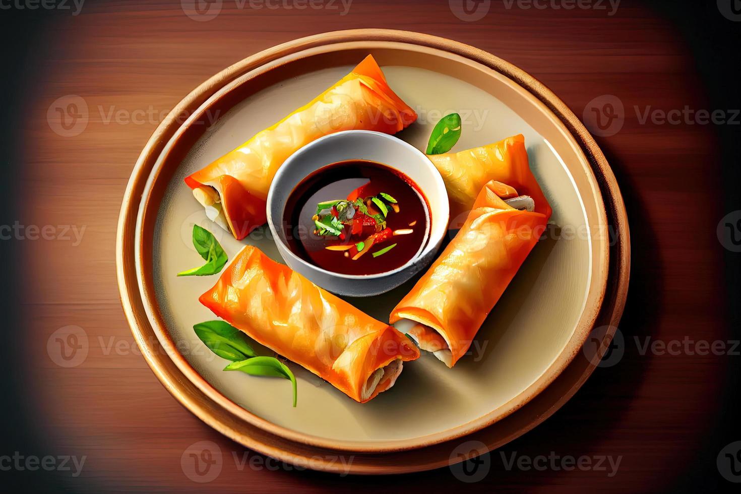 Chinese Spring Rolls Food photo