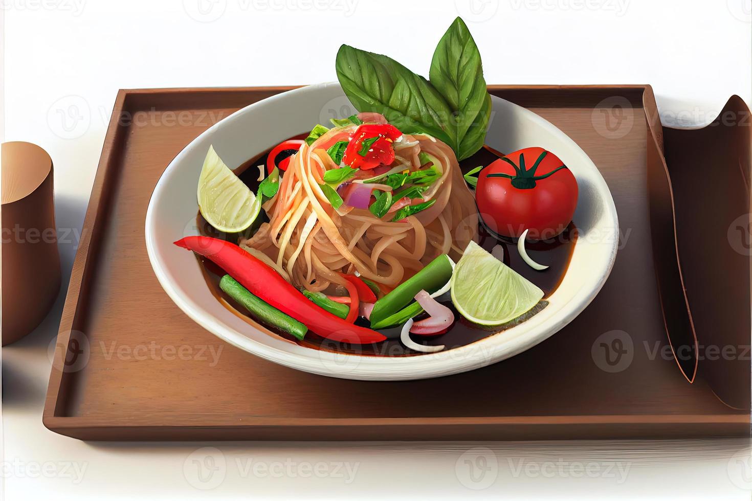 Thai Som Tam food photo