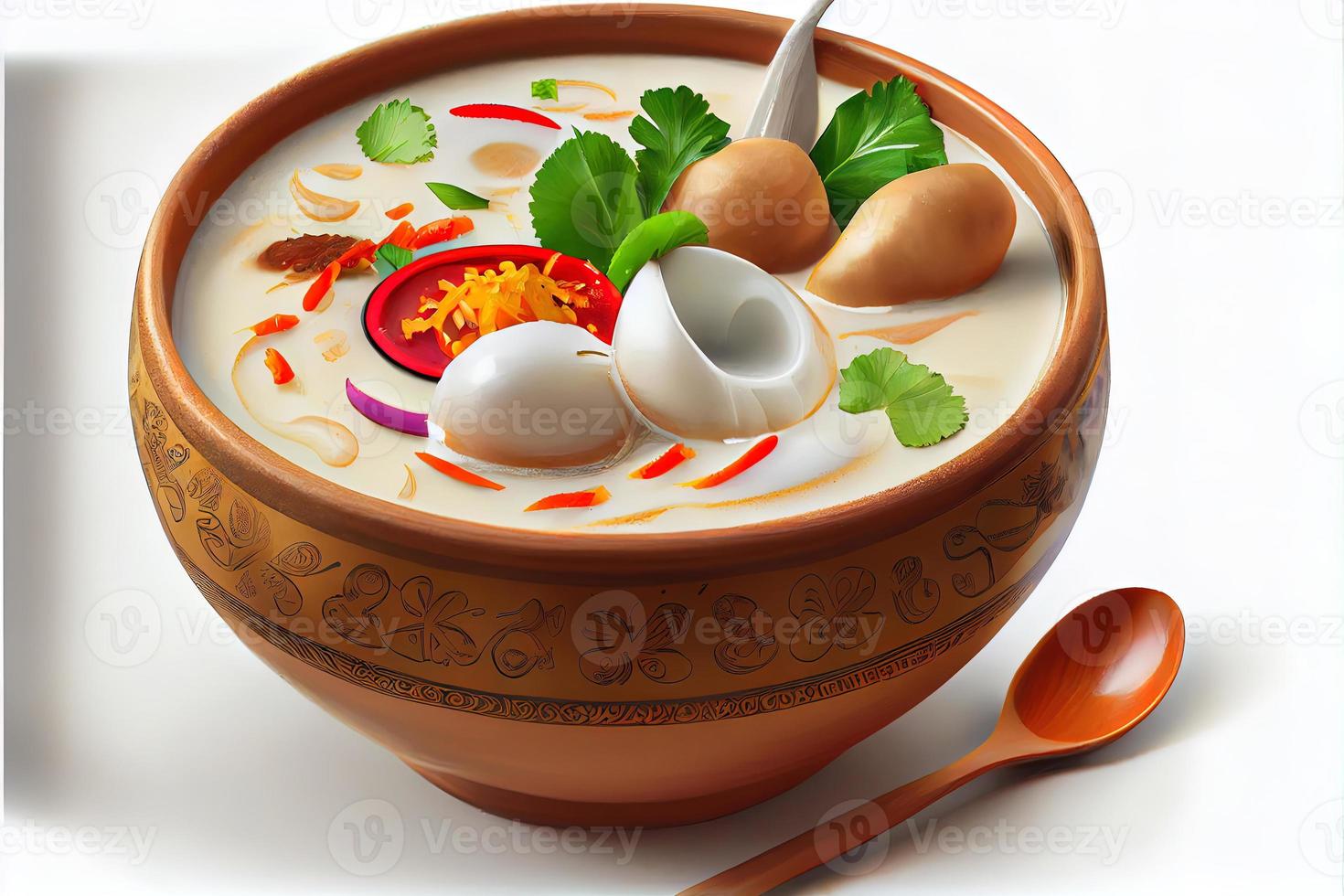 Thai Tom Kha Gai food photo