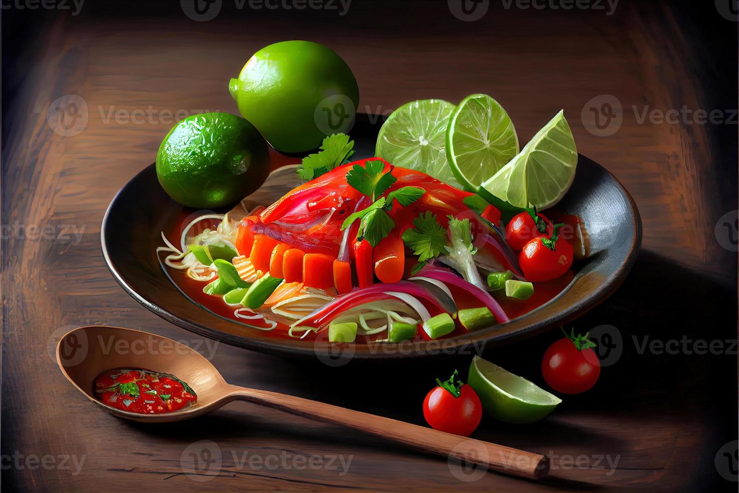 Thai Som Tam food photo
