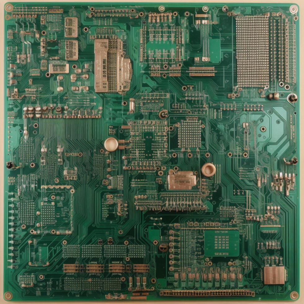 A computer circuit board photo