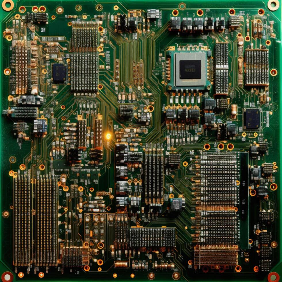 A computer circuit board photo