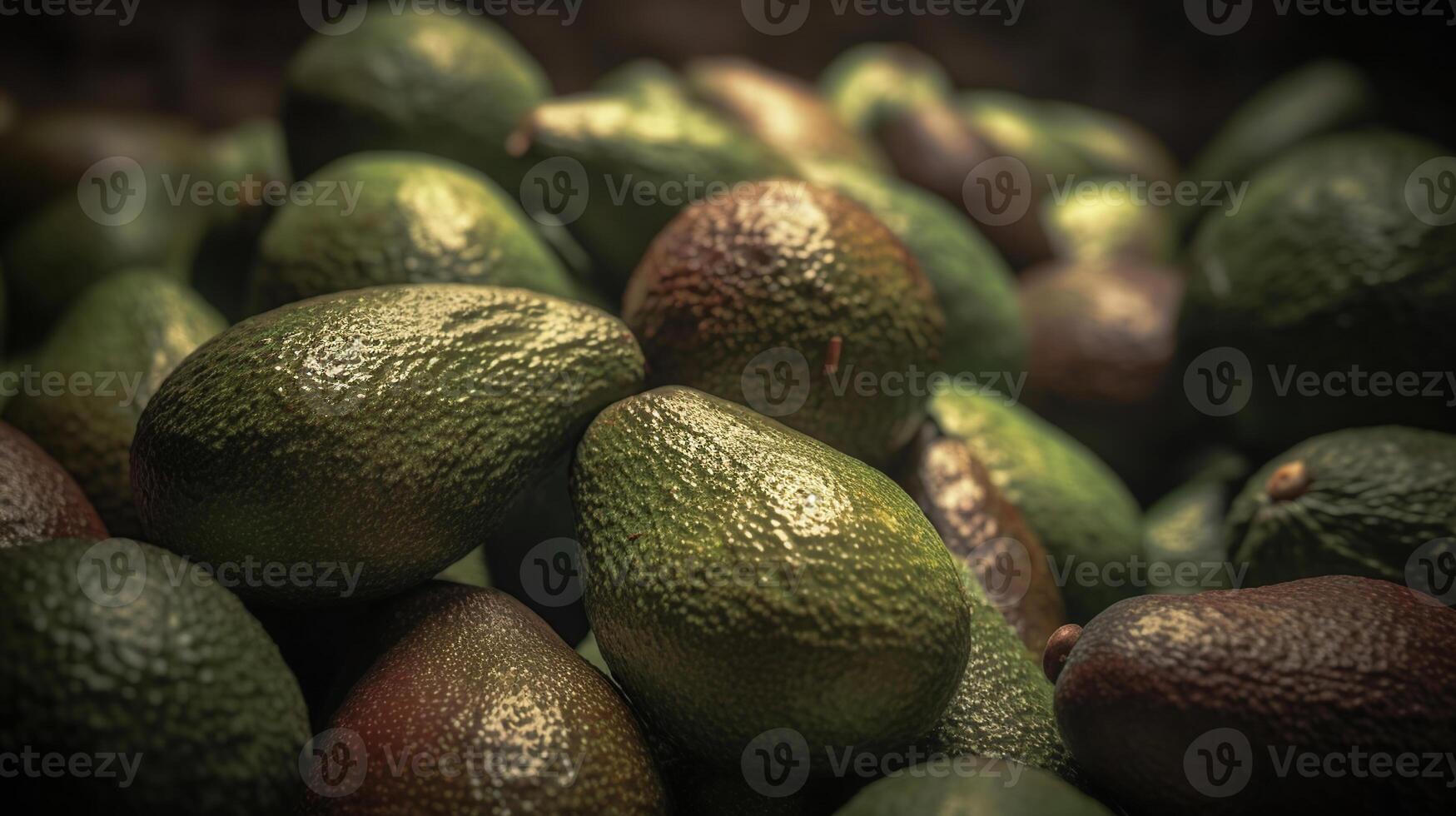 aguacates fondo, generado ai imagen foto