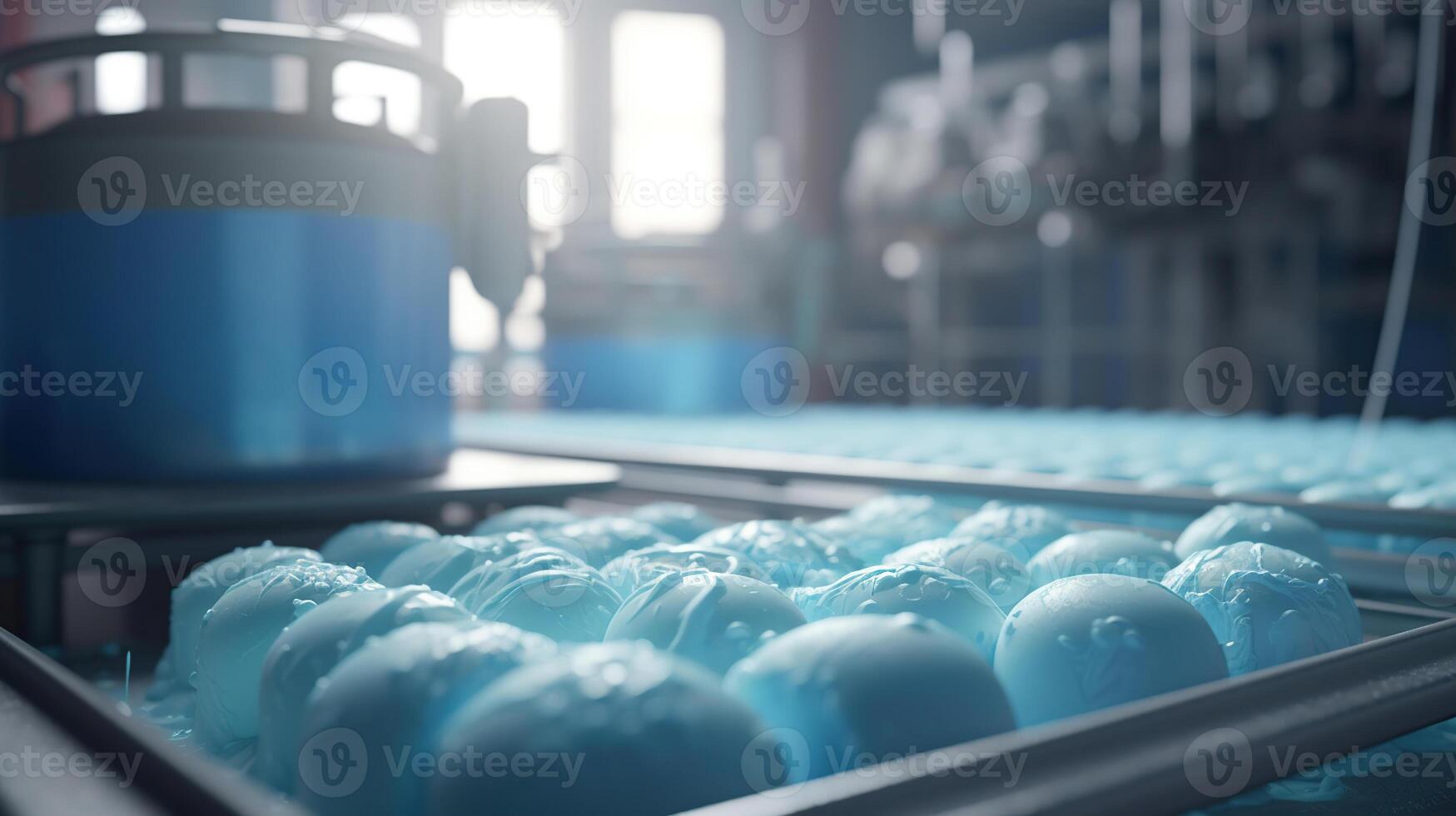 Production of detergent, image photo