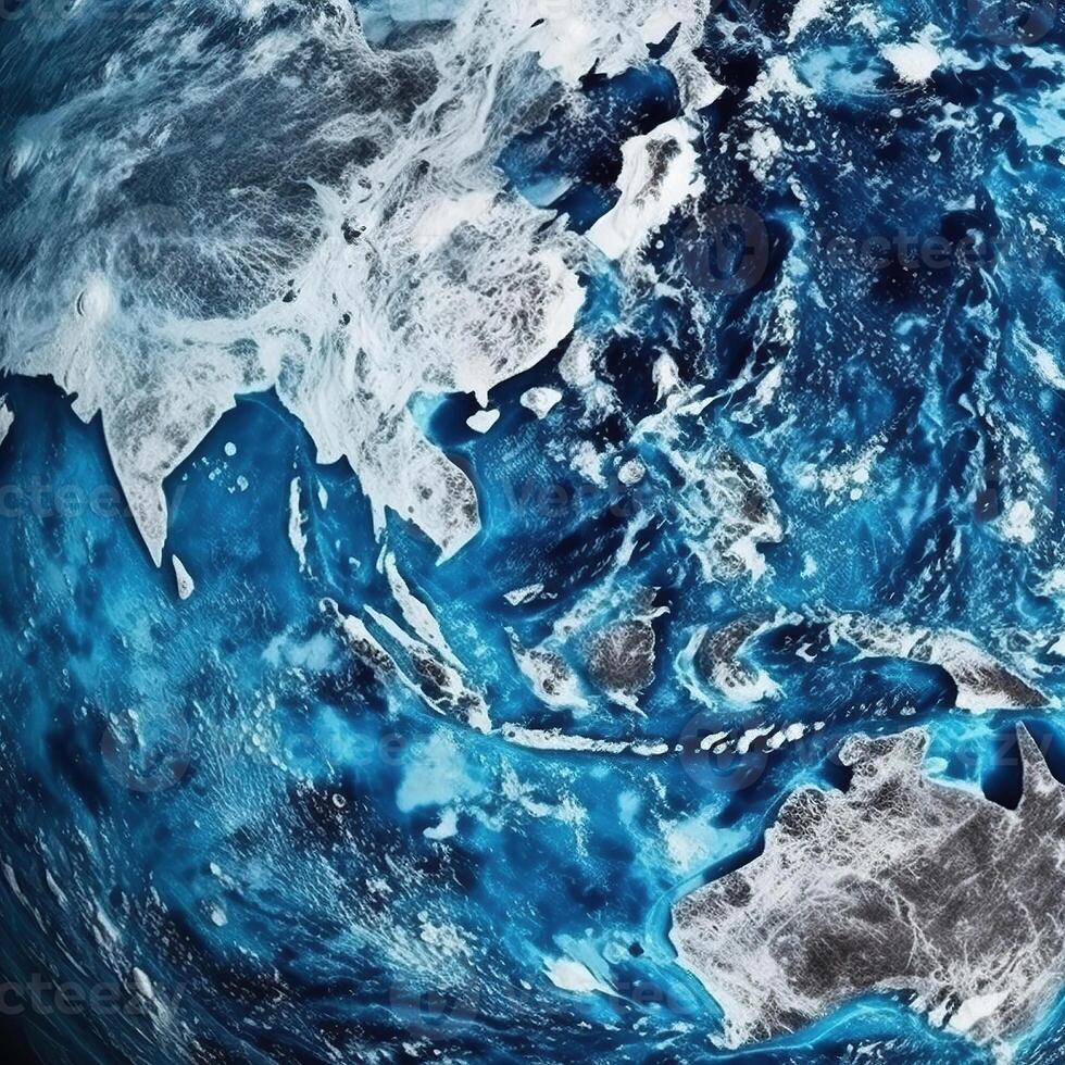 Blue marble background Image photo