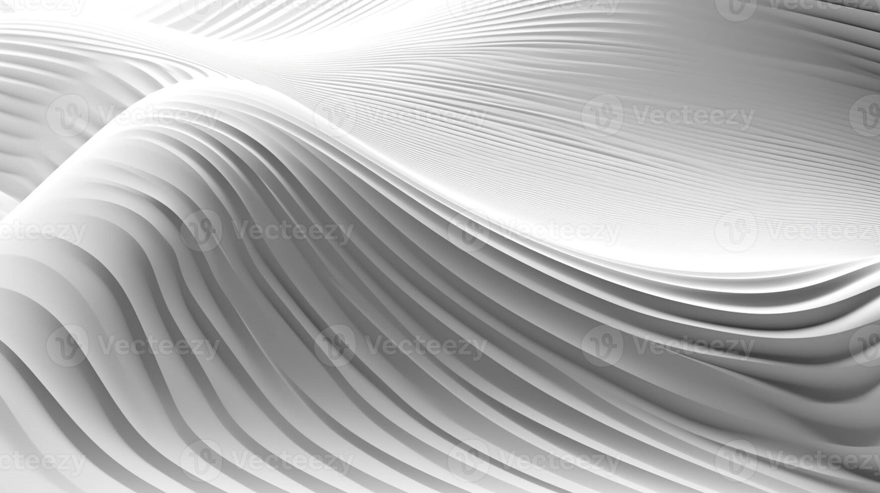 White 3 d background with wave, Image photo