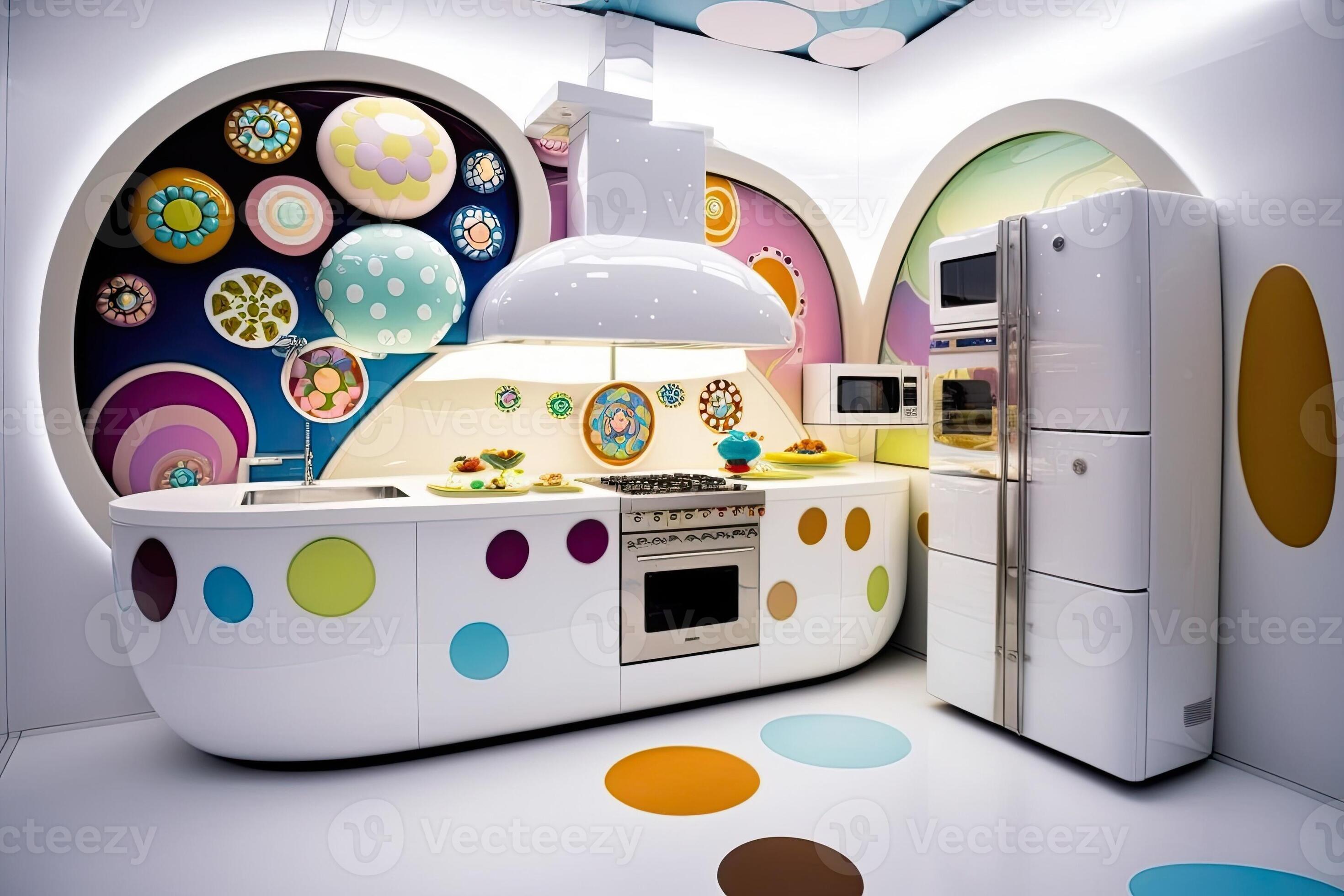 Futuristic funny kitchen with tools AI Generated 23035451 Stock Photo at  Vecteezy