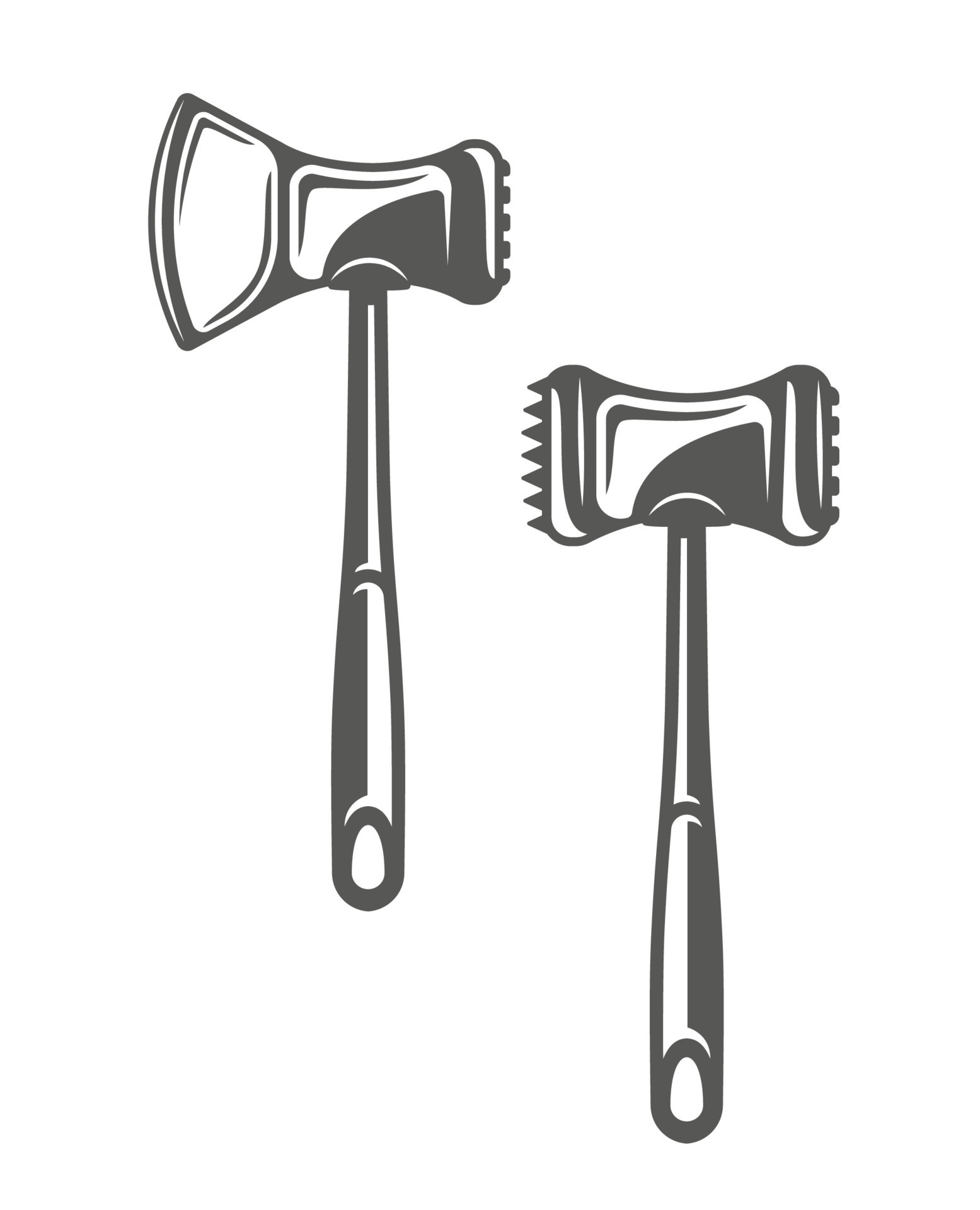 Meat tenderizer isolated on white background 23035976 Vector Art at