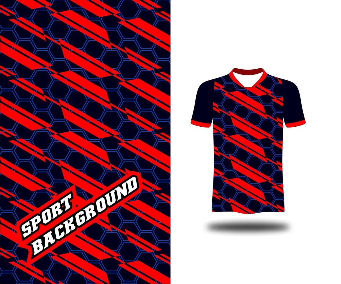 pattern red sport apparel vector background