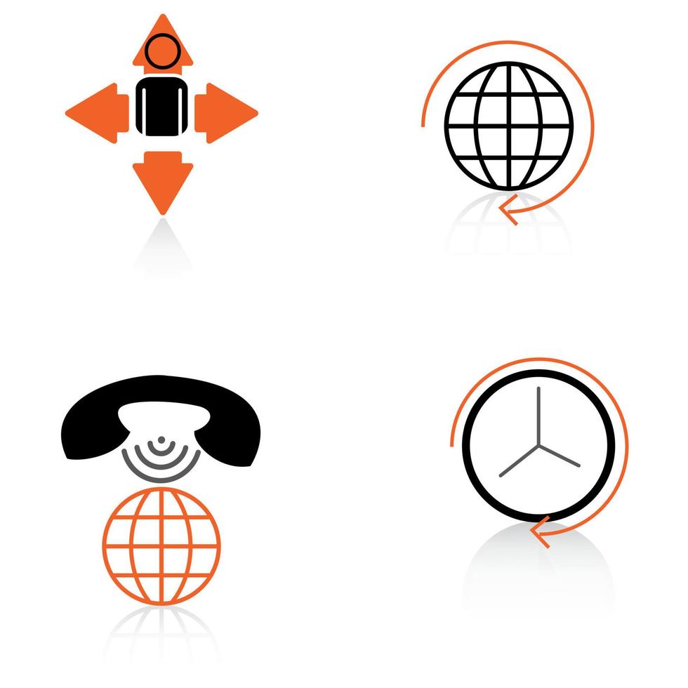 Finance and business line icons collection. more vivid color. Thin line icon pack. EPS10 vector illustration